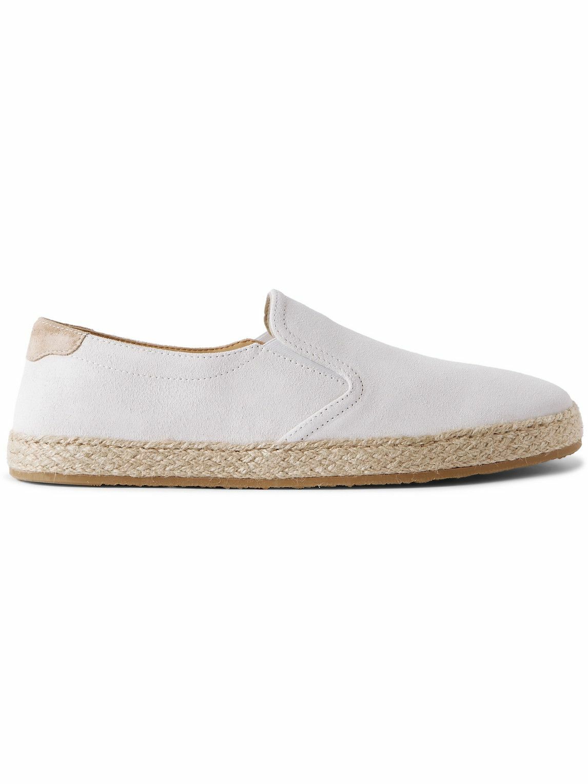 Brunello Cucinelli - Suede Espadrilles - White