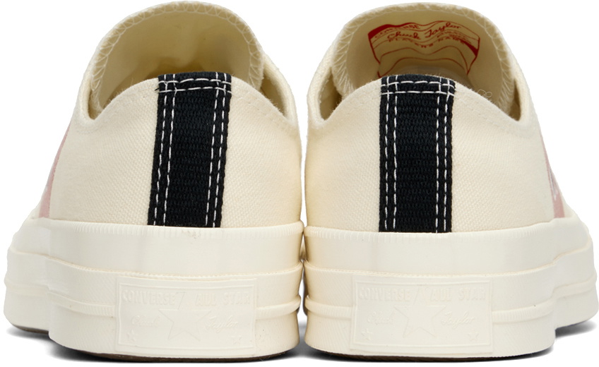 COMME des GARÇONS PLAY Off-White Converse Edition Chuck 70 Low Top Sneakers
