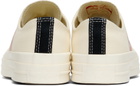 COMME des GARÇONS PLAY Off-White Converse Edition Chuck 70 Low Top Sneakers
