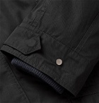 Yves Salomon - Faux Shearling-Lined Cotton-Blend Hooded Fishtail Parka - Black