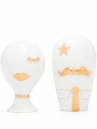 Jonathan Adler Gilded Mr. & Mrs. Muse Shakers (Set Of Two)