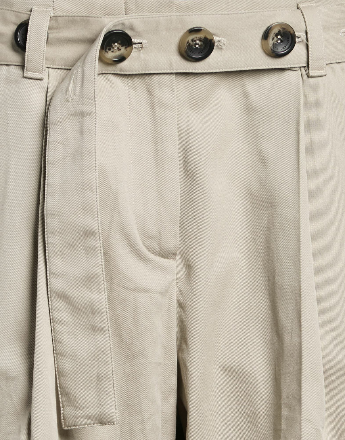 Roberto Collina Womens Shorts & Bermuda Shorts Sand