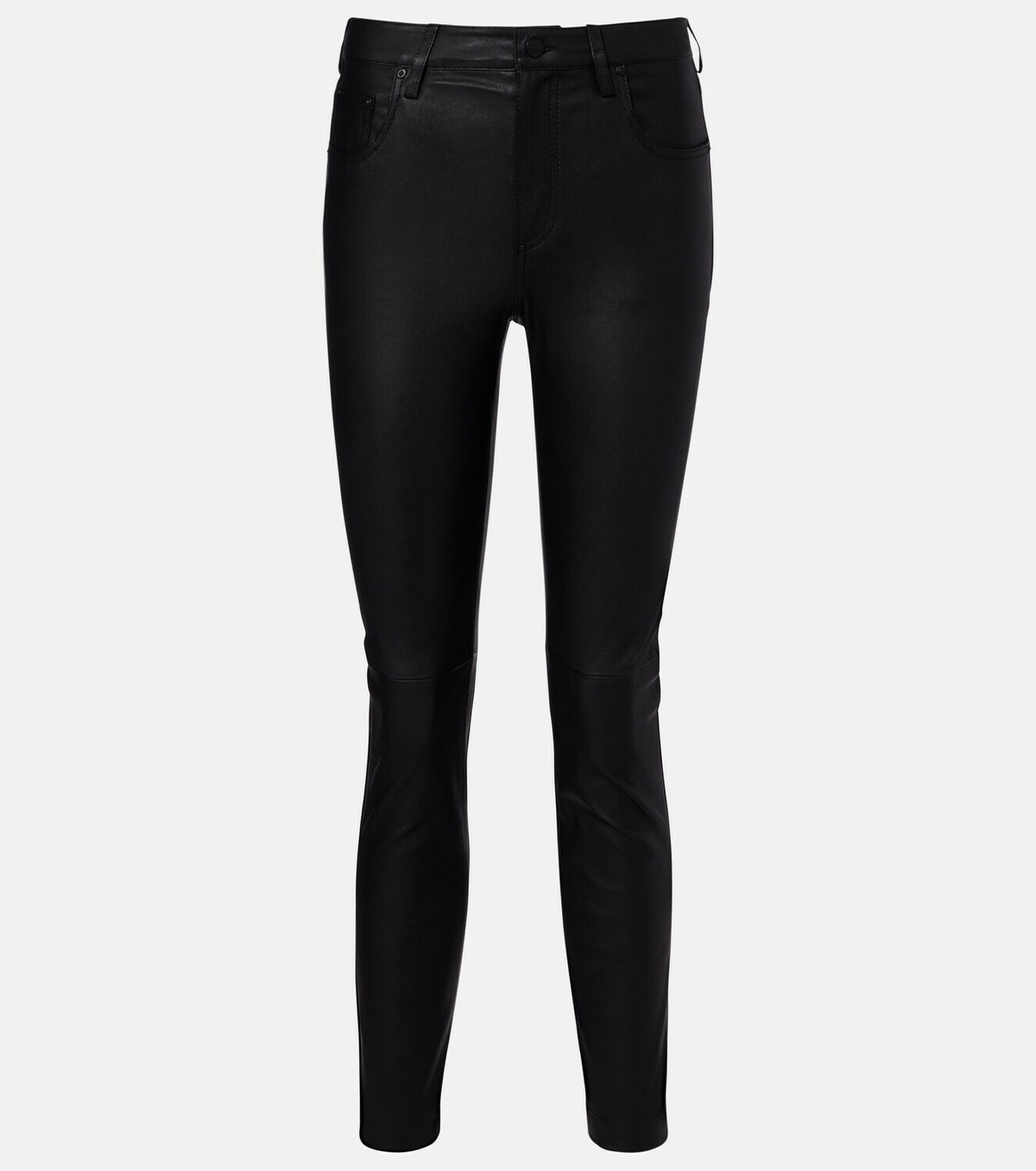 AG Jeans Mari leather skinny pants
