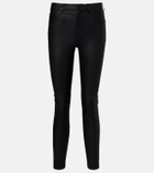 AG Jeans Mari leather skinny pants