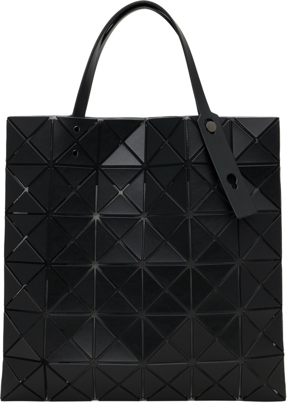 Photo: BAO BAO ISSEY MIYAKE Black Lucent Tote