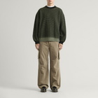 FrizmWORKS Men's Rollneck Ringer Knit in Olive