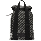 Givenchy Black and White Chain Backpack