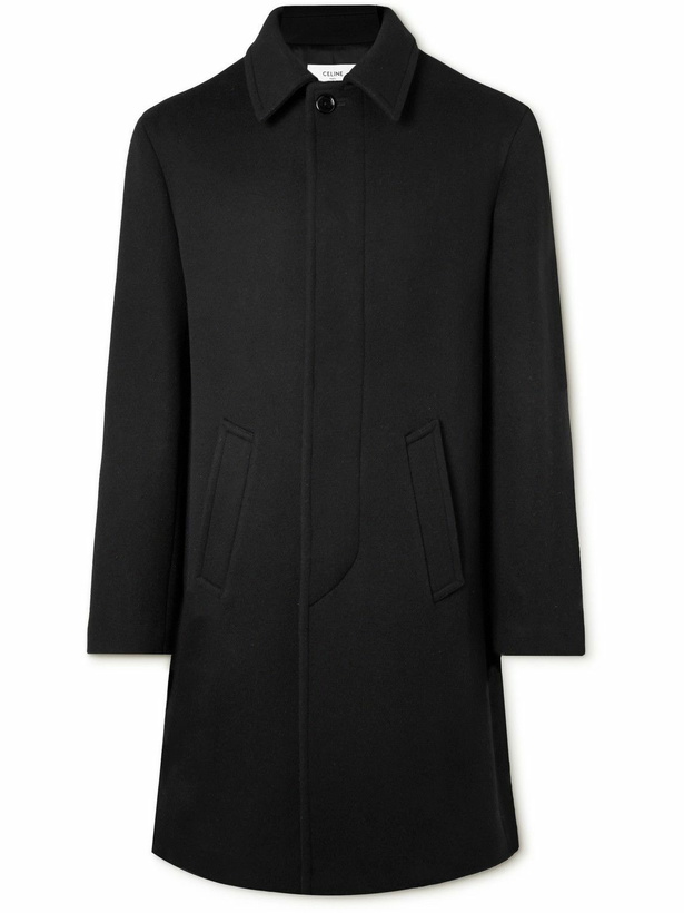Photo: CELINE - Wool and Cashmere-Blend Coat - Black