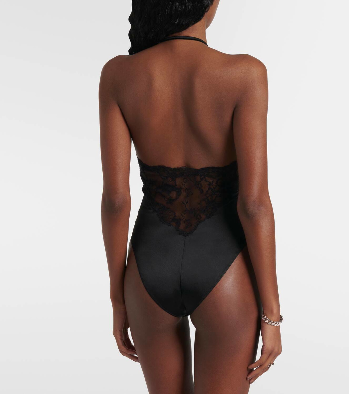 Givenchy Lace and jersey bodysuit