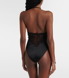 Givenchy Lace and jersey bodysuit