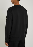 Moose Knuckles Hartsfield Logo-appliqué Cotton Sweatshirt Black