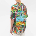 Good Morning Tapes Men's LSD World Peace Vacation Shirt in Jungle