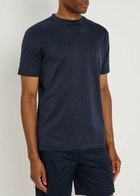 Aurélien Cotton T-shirt Navy