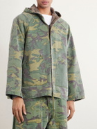Needles - Reversible Camouflage-Print Cotton-Twill Hooded Jacket - Green