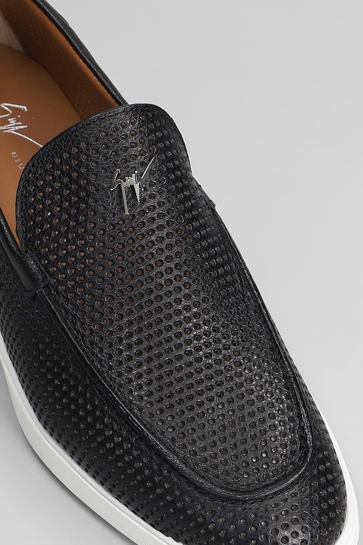 Giuseppe Zanotti Jourdain Loafers In Black Leather