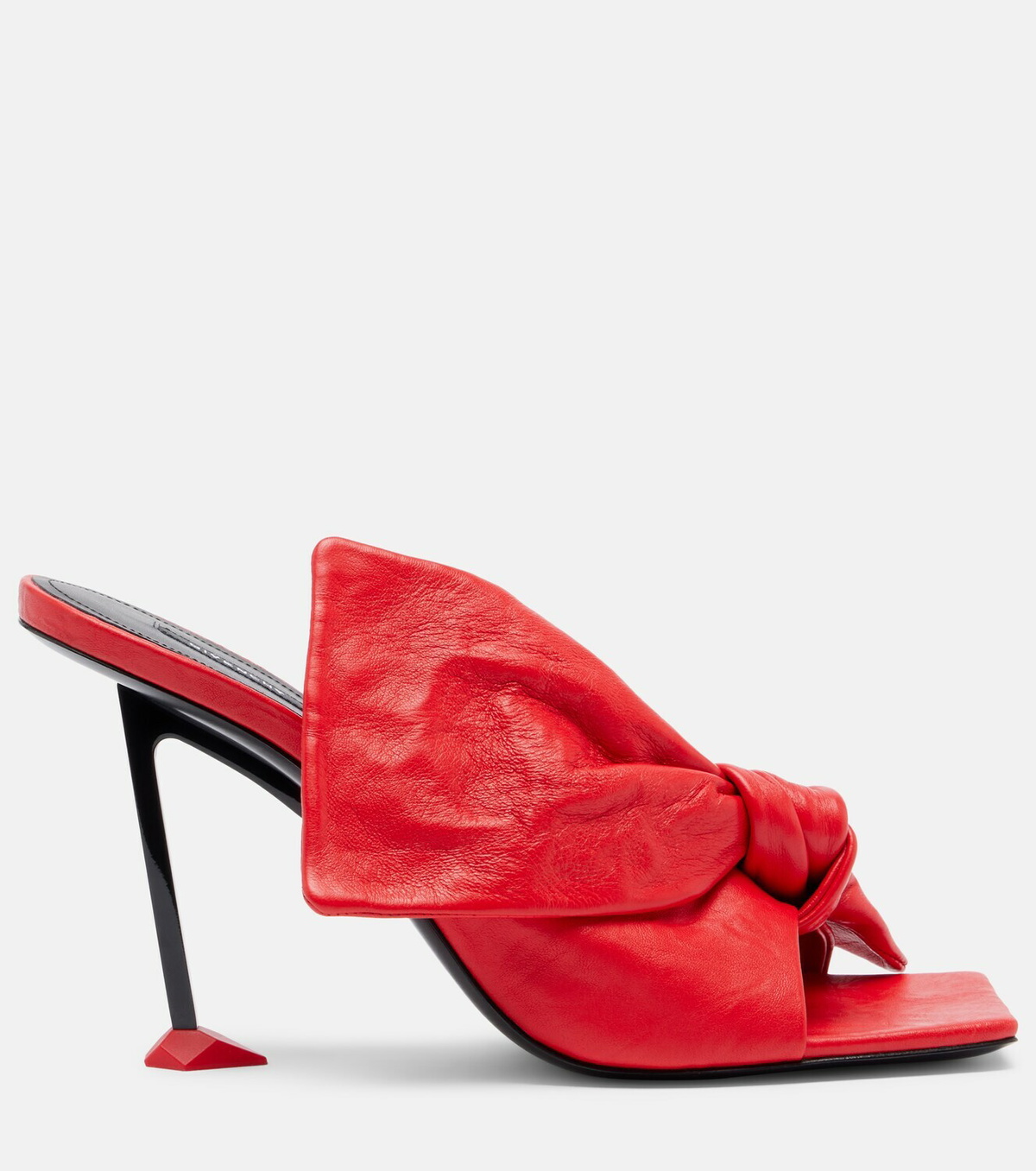 Givenchy Boudoir Bow leather mules