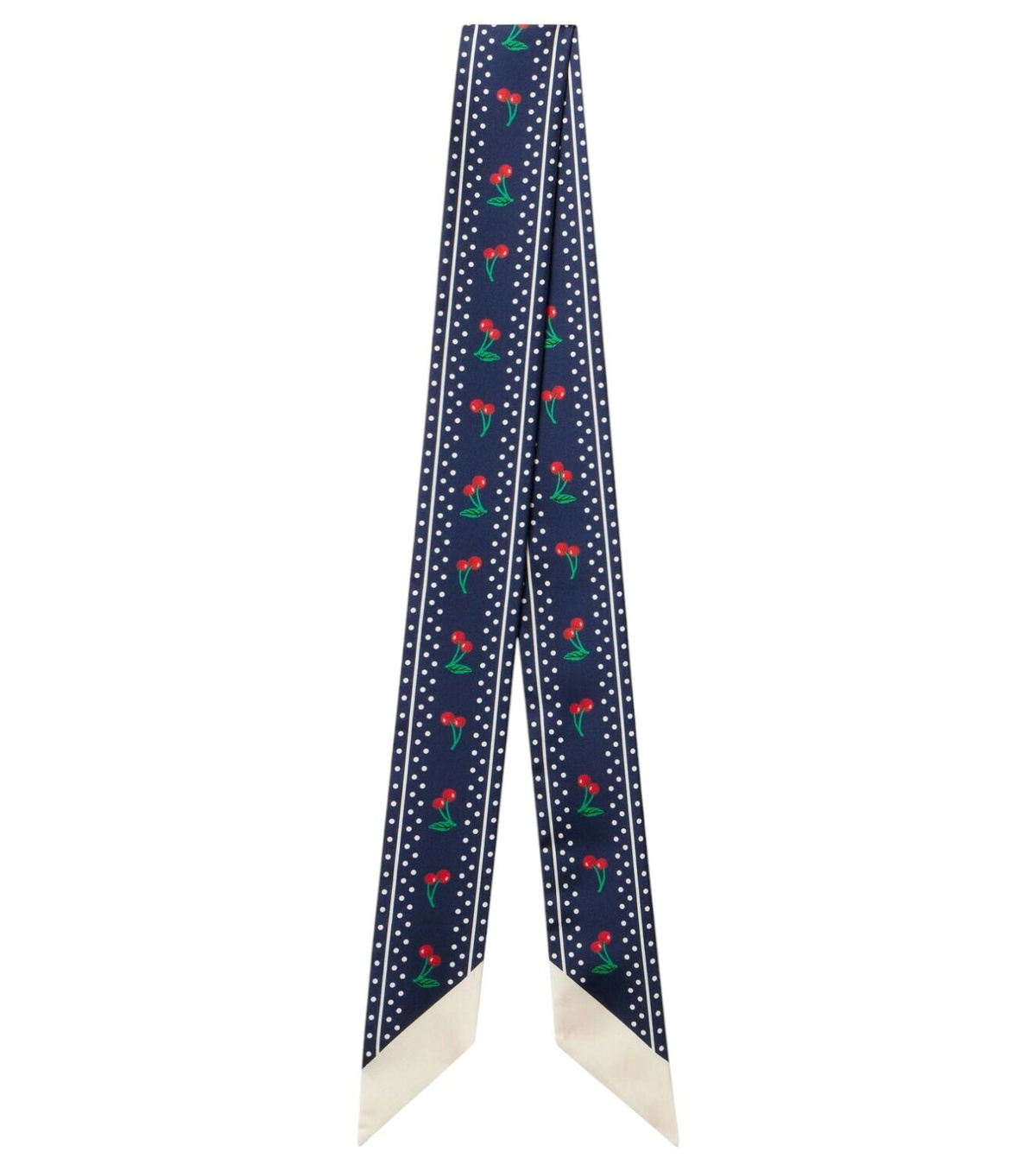 Valentino Printed cotton and silk headscarf Valentino