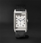 JAEGER-LECOULTRE - Reverso Classic Large Hand-Wound 27.4mm Stainless Steel and Alligator Watch - White