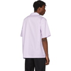 Martin Asbjorn Purple and White Striped Frank Shirt