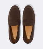 Kiton Suede penny loafers