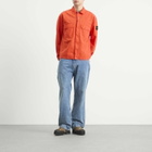 Stone Island Men's Ripstop Zip Shirt Jacket in Scarlet