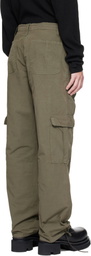 ALEXANDER DIGENOVA Green Cotton Cargo Pants