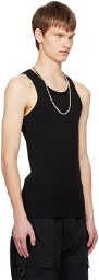Givenchy Black Extra Slim Fit Tank Top