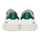 Axel Arigato SSENSE Exclusive White and Green Clean 90 Triple Sneakers