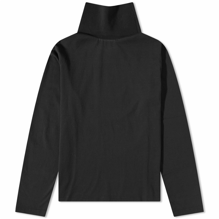 Photo: Acne Studios Men's Long Sleeve Enderson Roll Neck T-Shirt in Black
