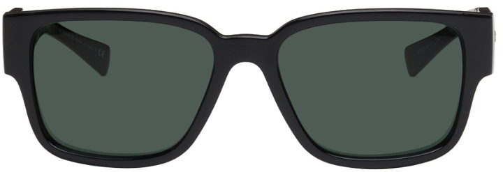 Photo: Versace Black & Green Safety Pin Sunglasses