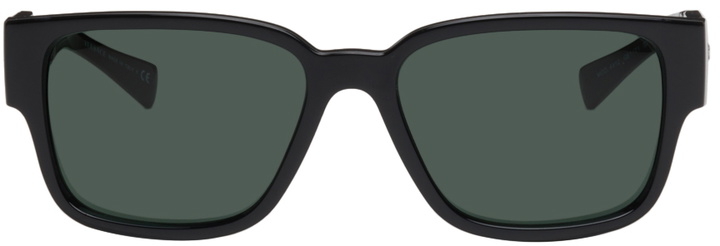 Photo: Versace Black & Green Safety Pin Sunglasses