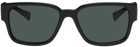 Versace Black & Green Safety Pin Sunglasses