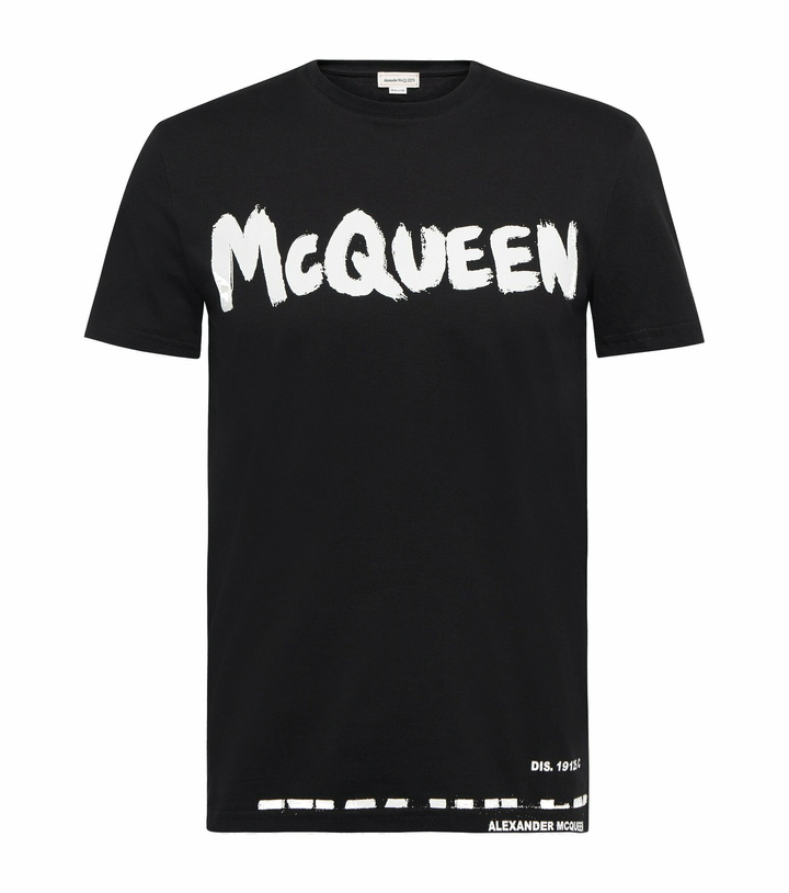Photo: Alexander McQueen - Logo cotton T-shirt