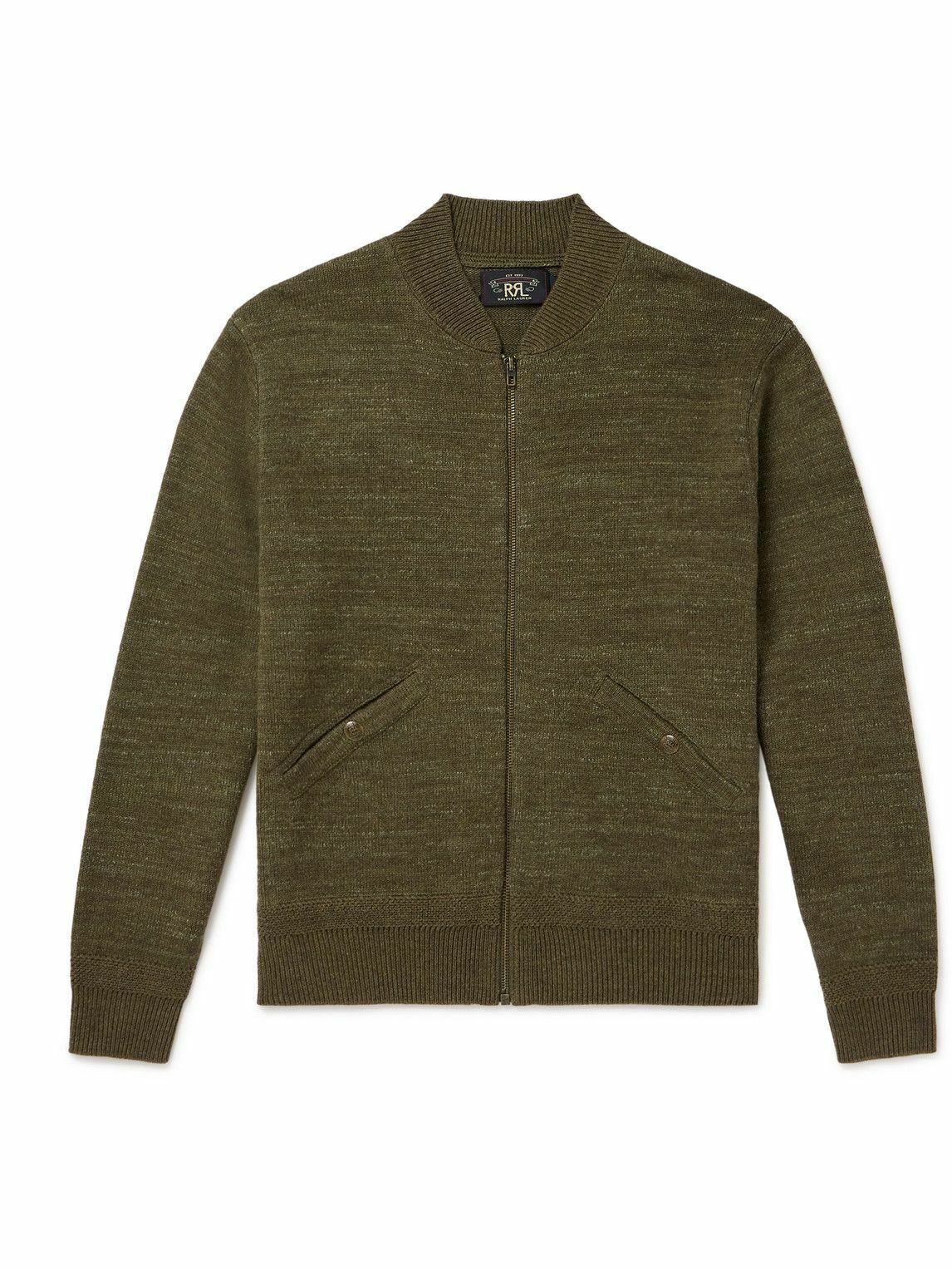 RRL - Cotton Mock-Neck Sweater - Green RRL