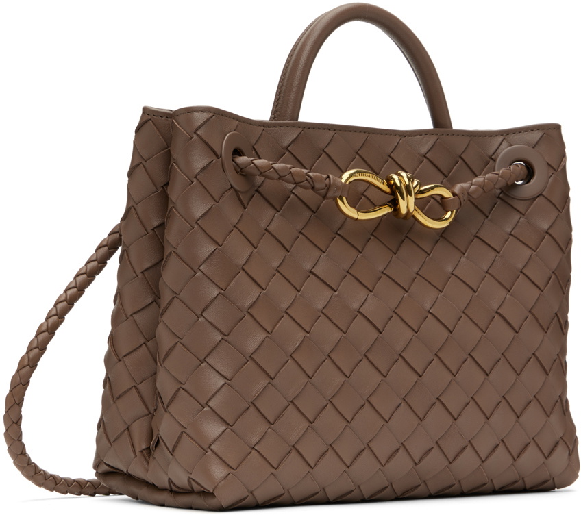 Bottega Veneta Taupe Andiamo Bag Bottega Veneta