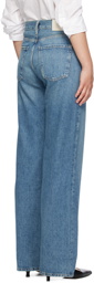 Citizens of Humanity Blue Annina High Rise Wide Leg 33 Jeans