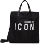 Dsquared2 Black 'Be Icon' Tote Bag