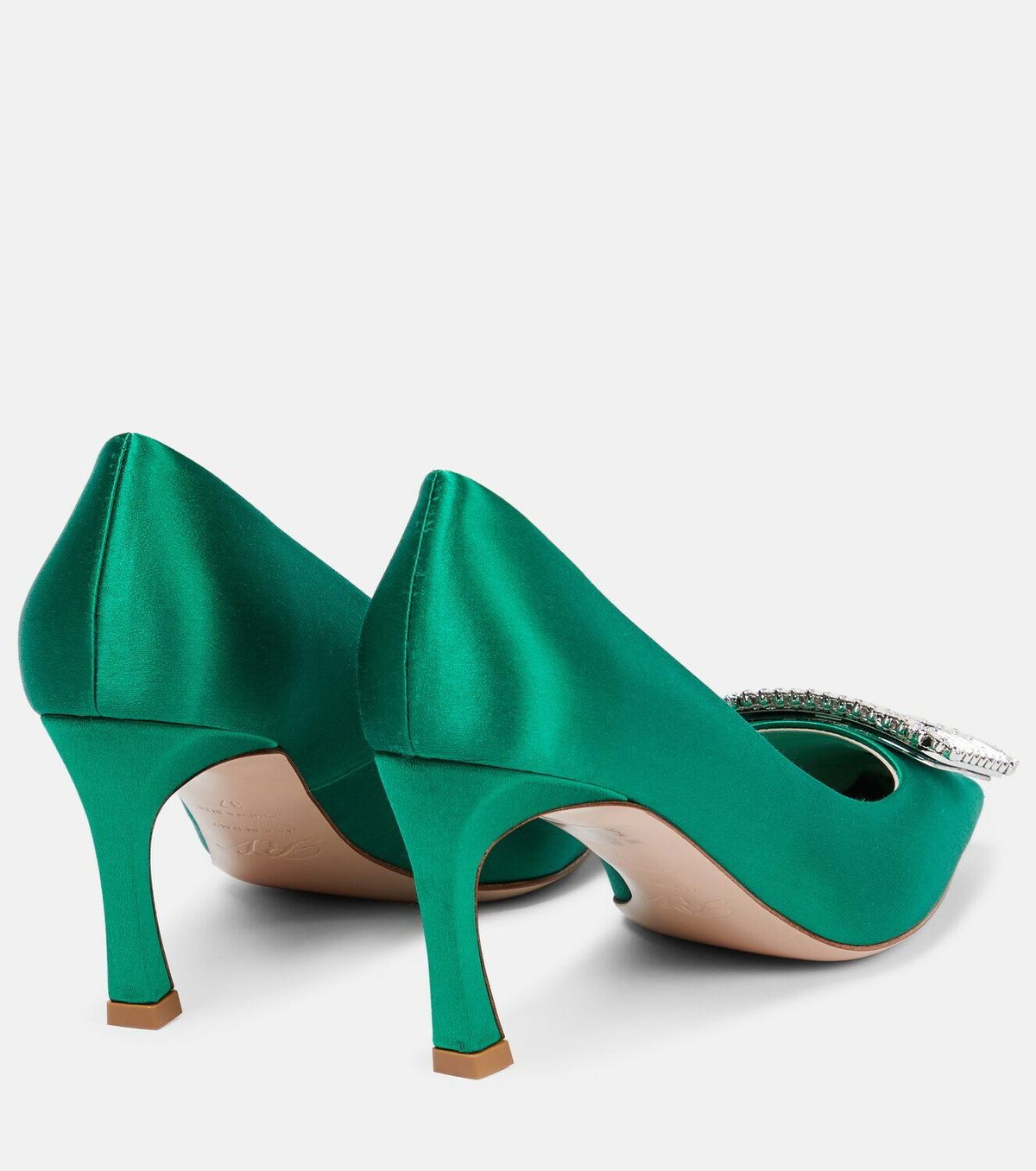 Roger Vivier Trompette 70 satin pumps Roger Vivier