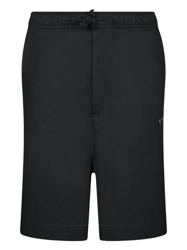 Photo: Y-3 Logo Black Bermuda Shorts