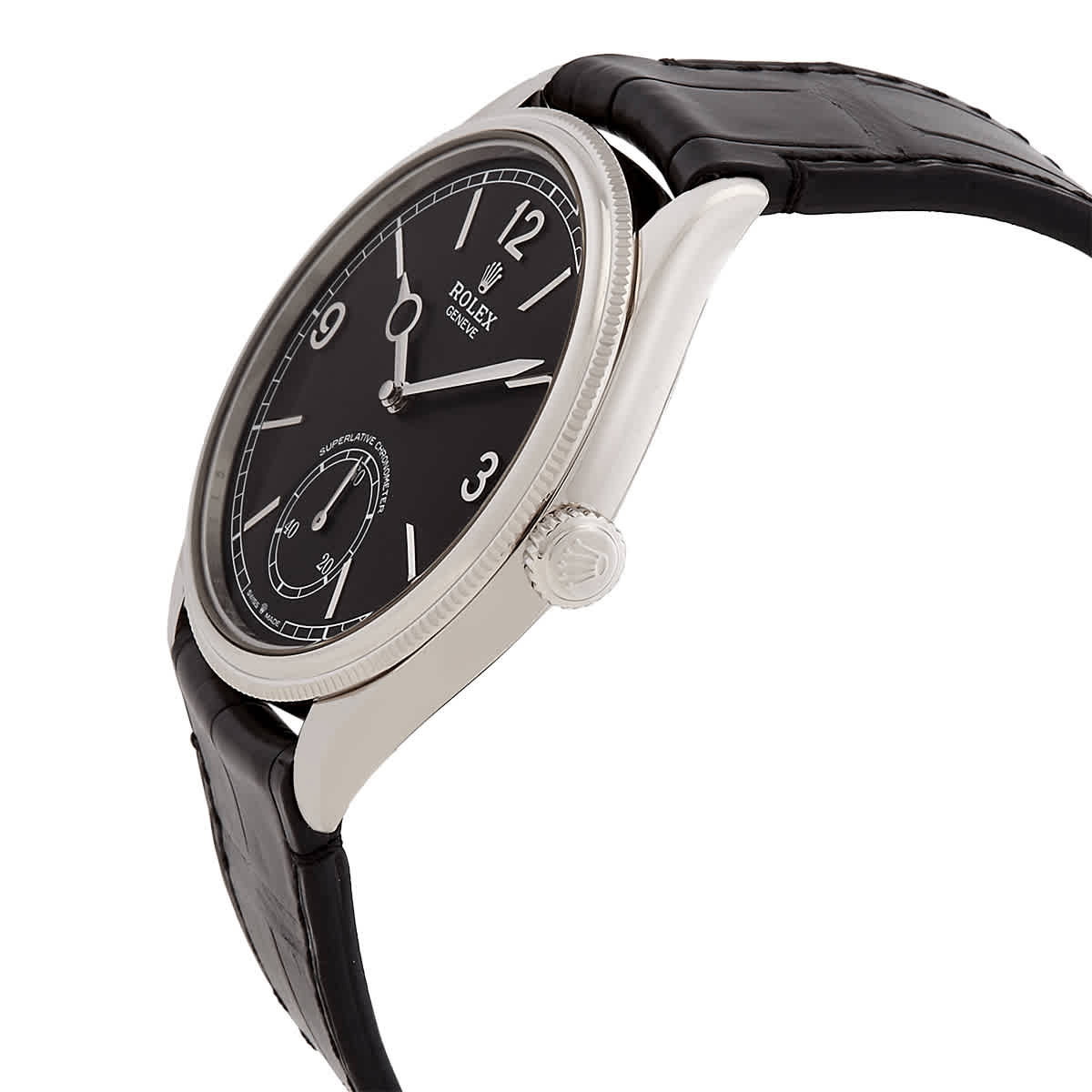 Rolex 1908 Automatic Black Dial Mens Watch 52509-0002 Rolex