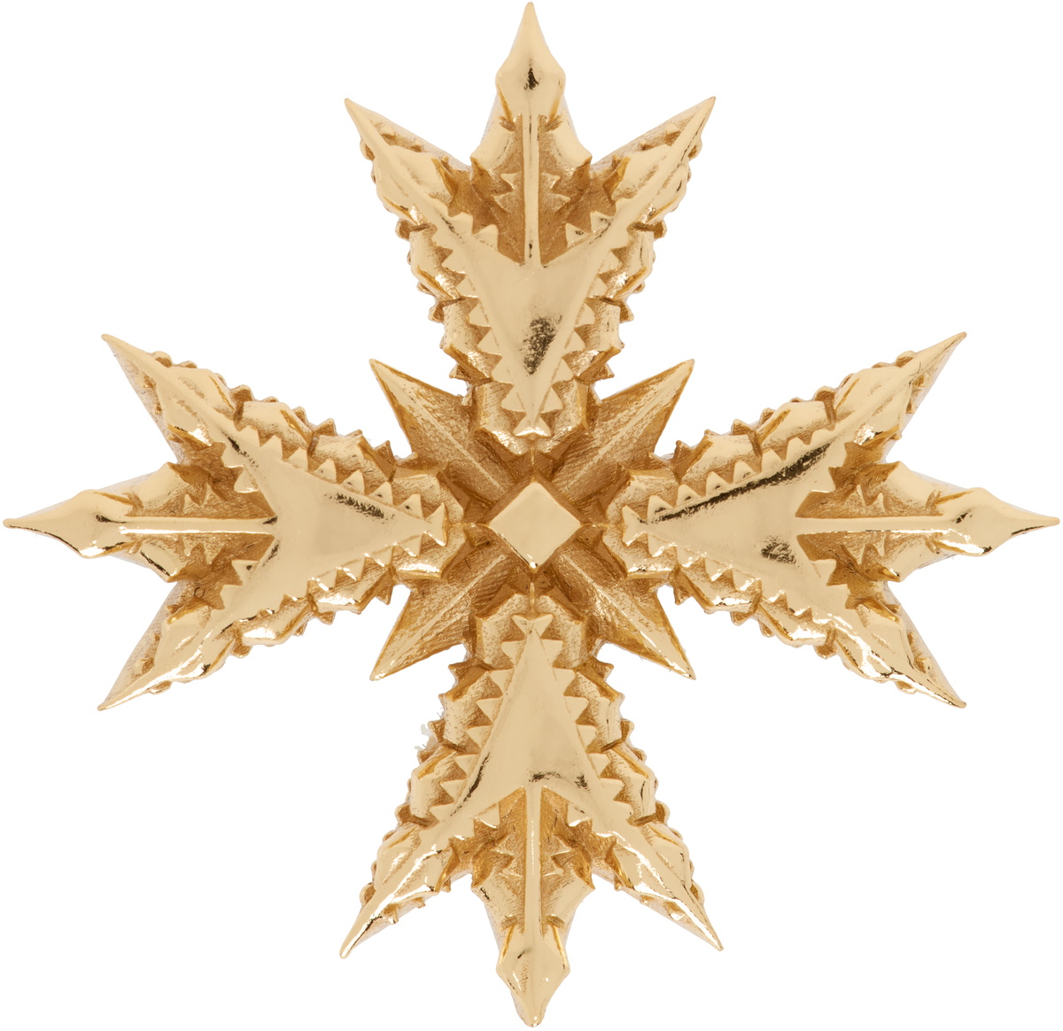 Emanuele Bicocchi Gold Crest Brooch