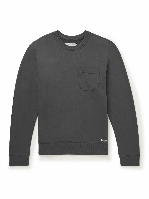 Photo: Outerknown - All-Day Organic Cotton-Blend Jersey Sweatshirt - Black