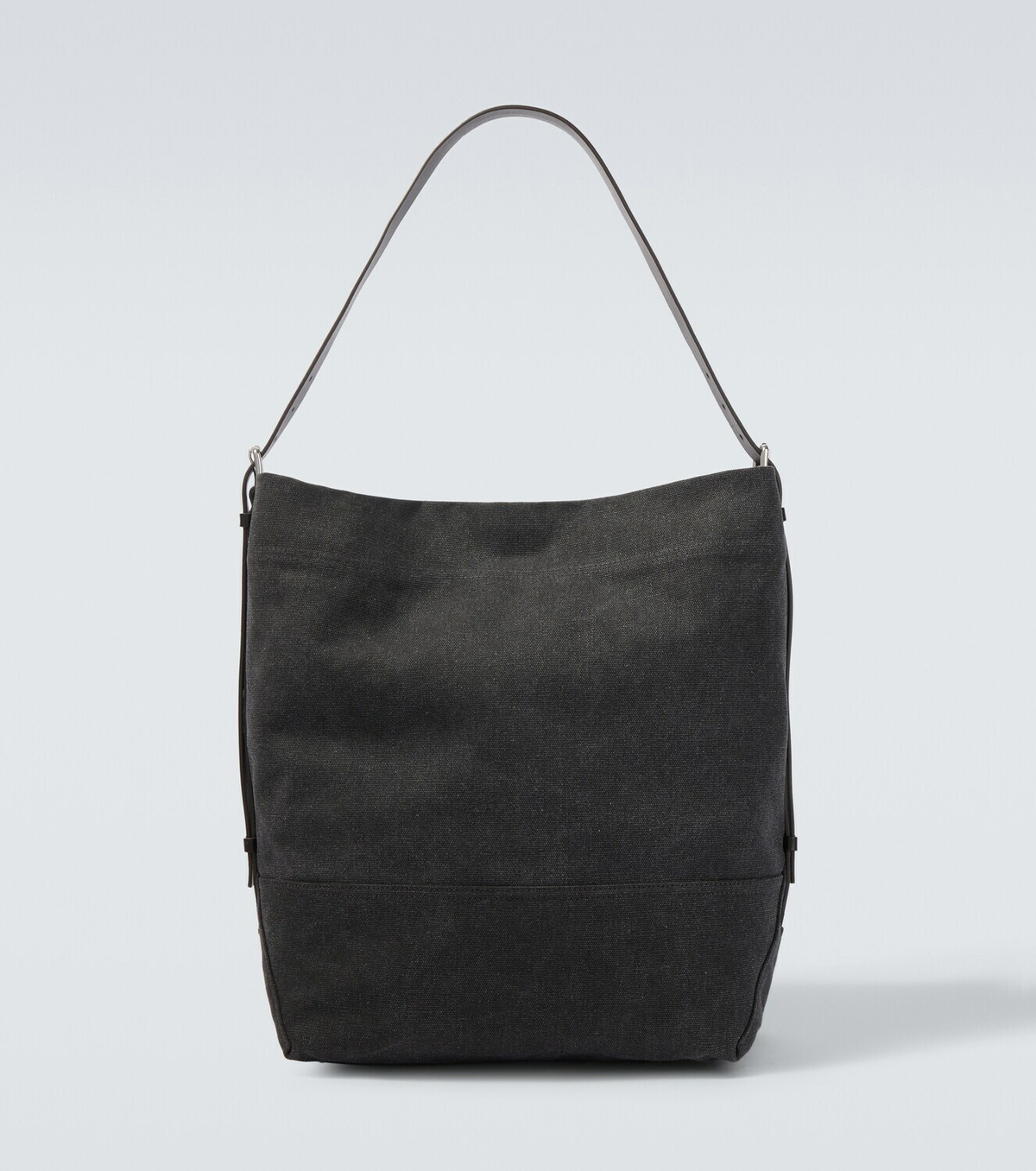 Lemaire Belted canvas tote bag
