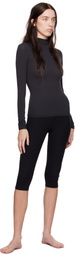 SKIMS Black Soft Lounge Capri Leggings