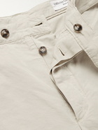 OFFICINE GÉNÉRALE - Julian Slim-Fit Garment-Dyed Cotton and Linen-Blend Shorts - Neutrals