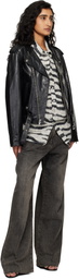 R13 Black Moto Leather Jacket