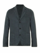 Officine Générale - Armie Unstructured Lyocell, Linen and Cotton-Blend Twill Suit Jacket - Blue