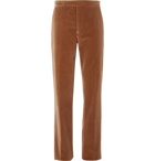 Ralph Lauren Purple Label - Camel Cotton-Velvet Suit Trousers - Brown