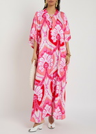 Melissa Odabash Carlotte Printed Woven Maxi Dress - Pink - One Size