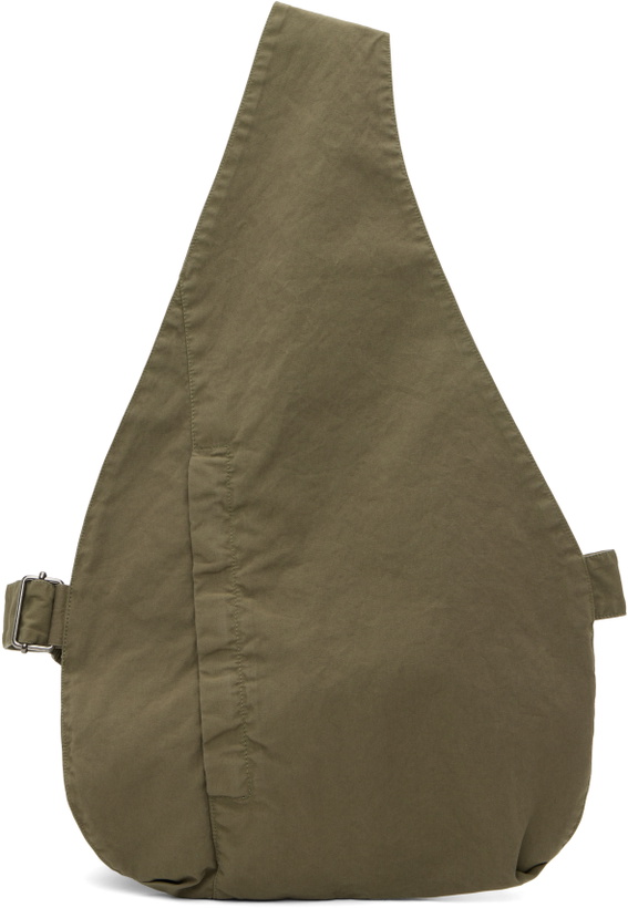 Photo: Dries Van Noten Khaki One Shoulder Vest Bag
